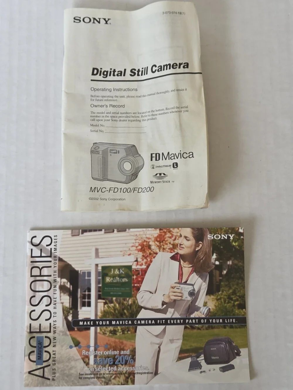 Sony mvc fd100